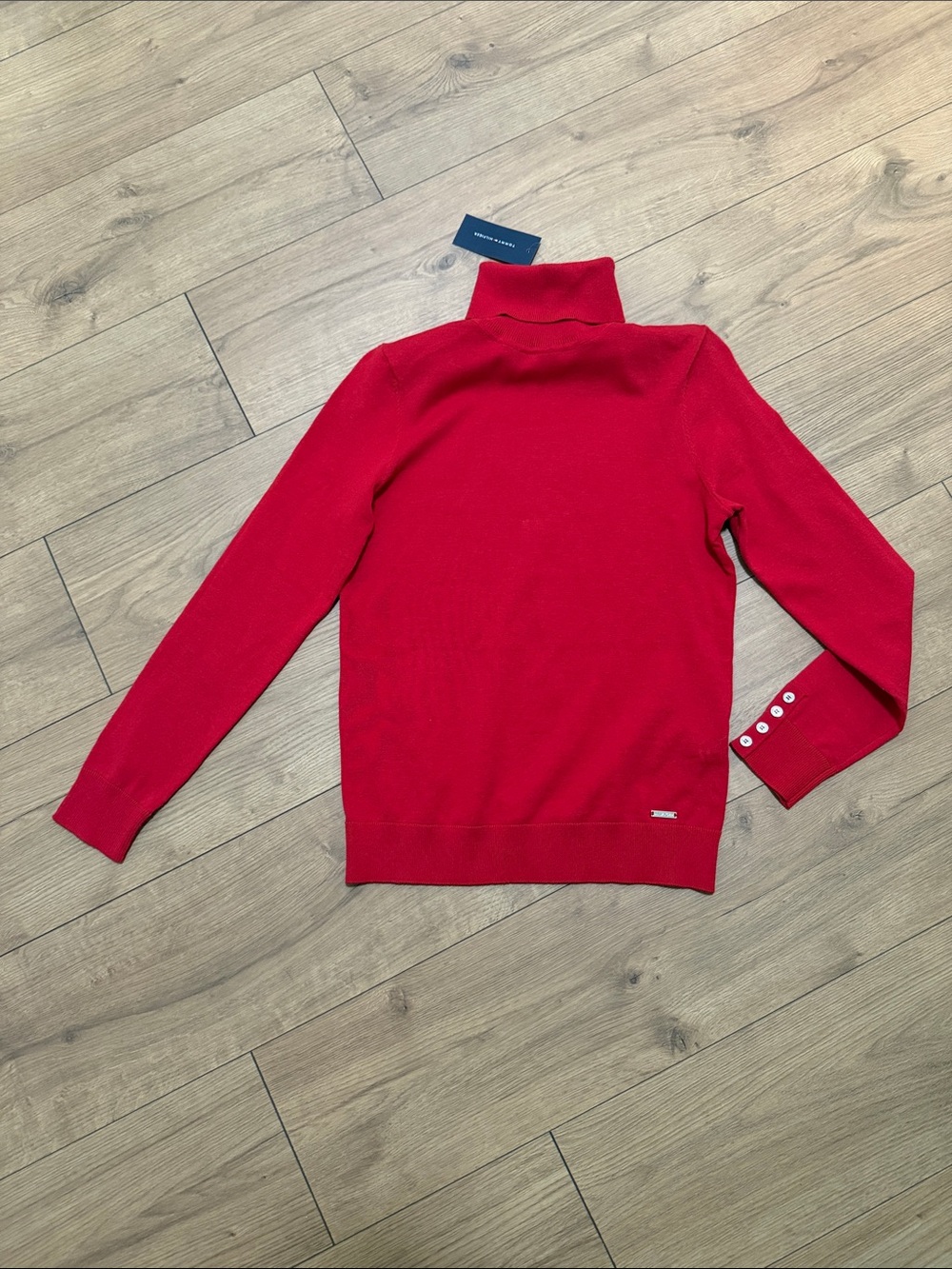 Women’s medium Red Turtleneck Sweater -Tommy Hilfiger